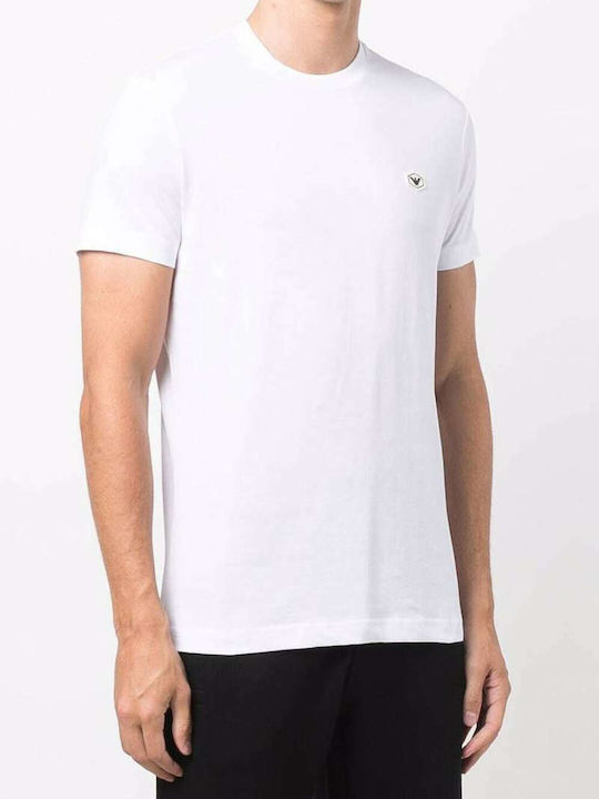 Emporio Armani Ανδρικό T-shirt Λευκό με Λογότυπο