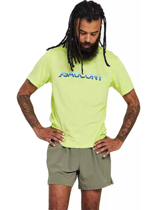 Saucony Stopwatch T-shirt Green