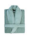 Naf Naf Casual Line Bathrobe with Collar Militaire 450gr/m²