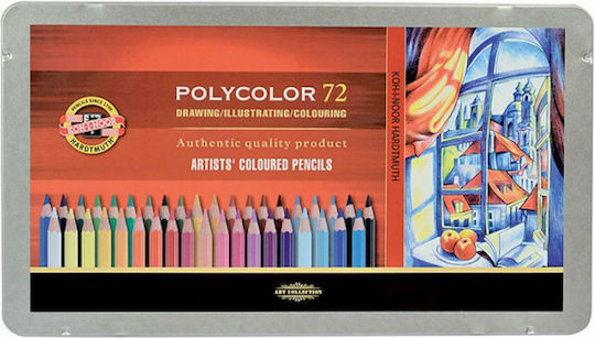 Koh-I-Noor Polycolor 72 Ξυλομπογιές Σετ 72 χρώματα