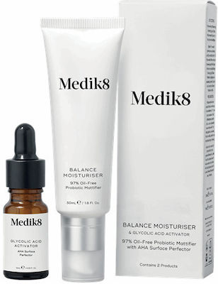 Medik8 Moisturiser Glycolic Acid Activator Hautpflegeset mit Serum 50ml