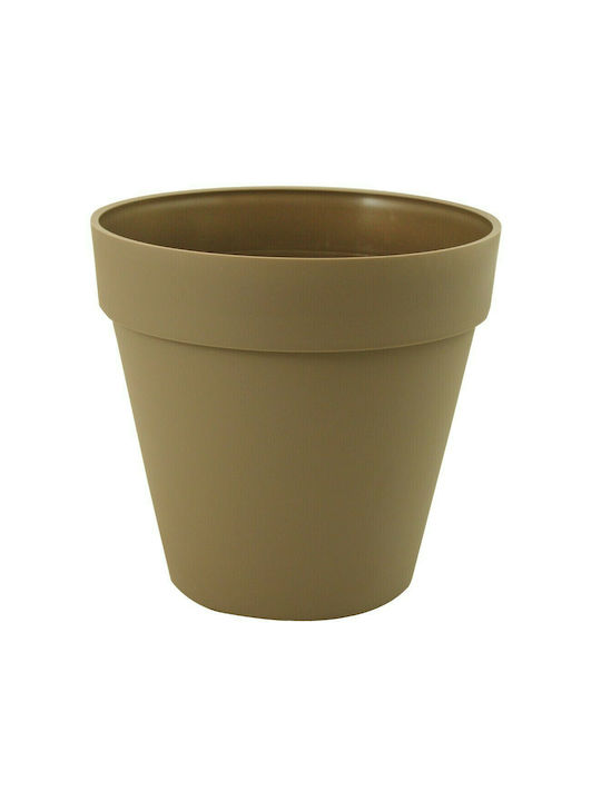 Round pot "DECO" sand No 7