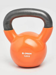 Orion Orange Vinyl Kettlebell 12kg