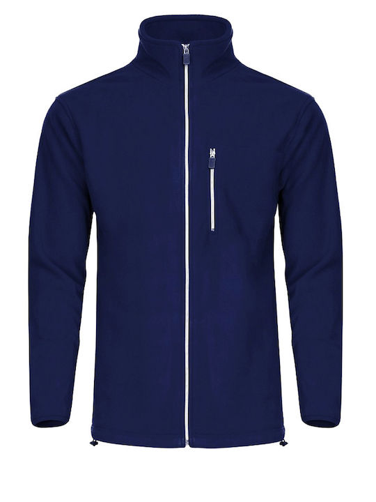 Arbeitsbluse Cool Blue - Karela Polarfleece Blue