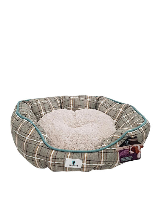 Anicose Nuria Пуф Легло за куче Grey Plaid 57x52см.