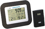 Grundig P4607 Drahtlos Wetterstation Digital Tischplatte Schwarz