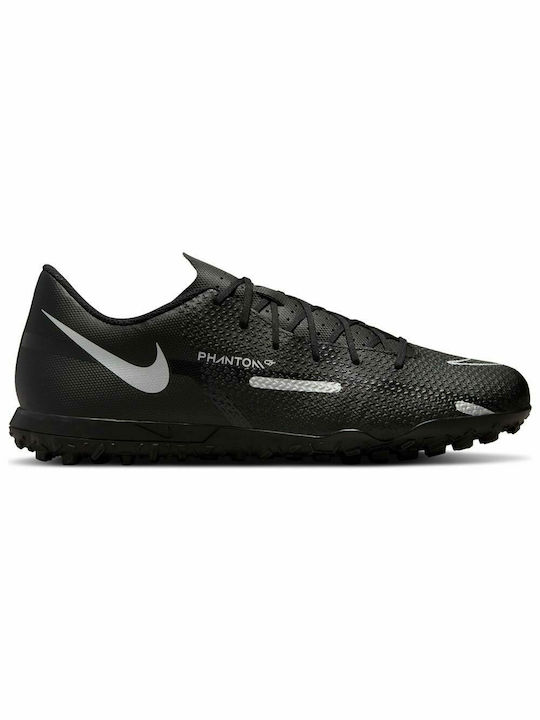 Nike Phantom GT2 Club TF Χαμηλά Ποδοσφαιρικά Παπούτσια με Σχάρα Μαύρα
