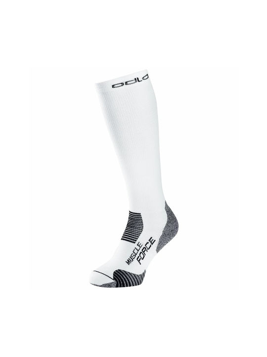 Odlo Ceramicool Muscle Force Running Κάλτσες Λευκές 1 Ζεύγος
