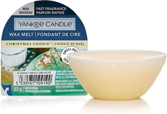 Yankee Candle Weihnachtlicher Raumduftspender für Ätherische Öle mit Parfüm Weihnachtsplätzchen 22gr