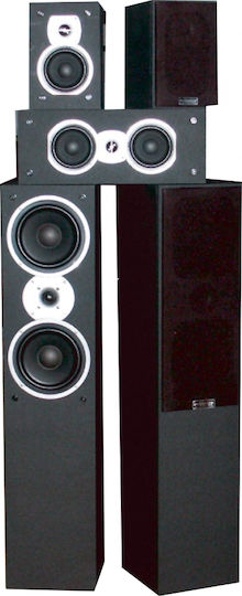 AXD Sound Σετ Ηχείων Home Cinema 4.1 ADX-240 120W Black