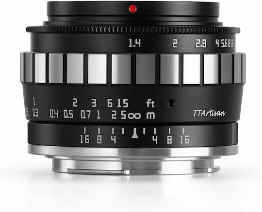 TTArtisan Crop Obiectiv Foto 23mm F/1.4 pentru Montura Leica L Silver