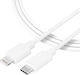 Tactical 016 USB 2.0 Cable USB-C male - Lightning Λευκό 0.3m