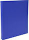 PAPER CLIPBOARD A4 4 RINGS 40 MM BLUE COLOR