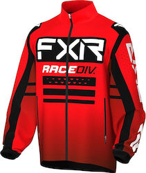 FXR Racing Endruro Lite Μπουφάν Μηχανής Ανδρικό Συνθετικό Κοντό 4 Εποχών Αδιάβροχο Red/Black