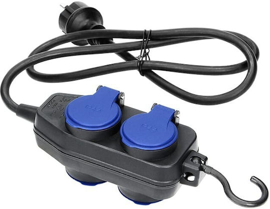 Redled Steckdosenleiste 4 Positionen mit Kabel 5m