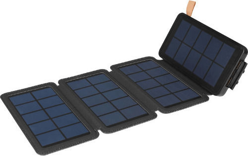 SBC-306 Solar Power Bank 30600mAh cu 2 Porturi USB-A Negru