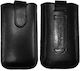 Volte-Tel Slim Case Leather Loop L Beutel Schwarz 8086182