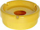 Evivak Windproof Wooden Yellow Ashtray