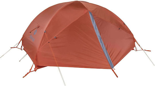 Marmot Vapor 3P Camping Tent Igloo Orange with Double Cloth 3 Seasons for 3 People Waterproof 2000mm 229x168x117cm