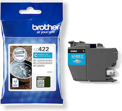 Brother LC422 LC-422C Γνήσιο Μελάνι InkJet Κυανό