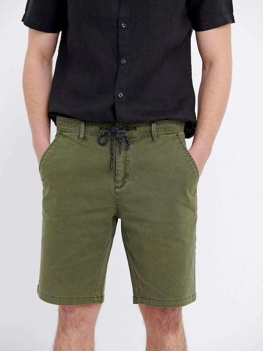 Funky Buddha Men's Shorts Chino Khaki