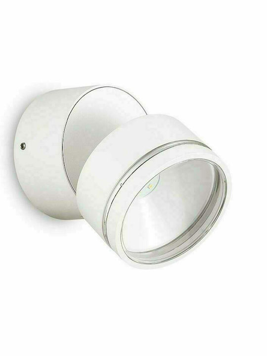 Ideal Lux Omega Round Wandmontiertes Außen-Spot...