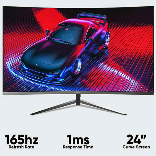 Armaggeddon Pixxel+ Xtreme XSC24HD AHVA Curved Monitor 23.6" FHD 1920x1080 165Hz με Χρόνο Απόκρισης 1ms GTG