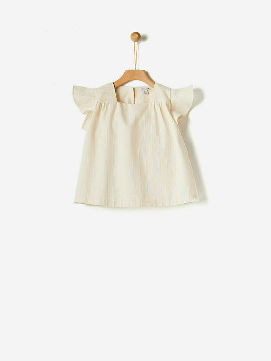 Yell Oh! Kids Blouse Short Sleeve Ecru