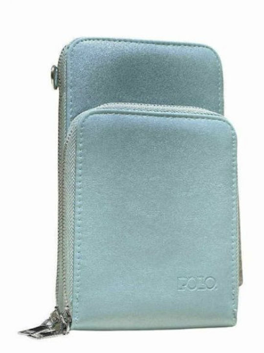 Polo Charm Damentasche Schultertasche Hellblau