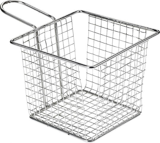 Leone Frittierkorb Servierkorb Metallisch mit Durchmesser 12.7cm und Höhe 10cm 1Stück