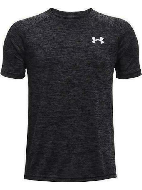 Under Armour Παιδικό T-shirt Μαύρο Tech 2.0
