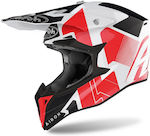 Airoh Wraap Raze Motocross Helmet 1330gr Red Gloss AIR000KRA290