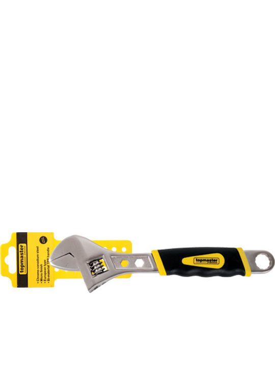 Topmaster French Wrench with Adjustable Opening 28.6mm and Anti-Slip Handle 200mm