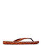 Sem Igual Pop Frauen Flip Flops Burgundy / Orange / Pink