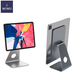 Wiwu Adjustable Aluminum Magnetic Tabletständer Schreibtisch in Silber Farbe