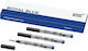 MontBlanc 3 Replacement Inks for Pen Medium Blue