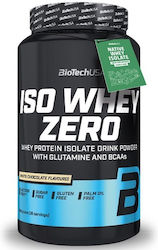 Biotech USA Iso Whey Zero With Glutamine & BCAAs Molkenprotein Ohne Gluten & Laktose mit Geschmack Weiße Schokolade 908gr