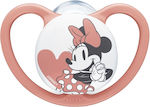 Nuk Orthodontic Pacifier Silicone Space Minnie Pink with Case for 0-6 months 1pcs