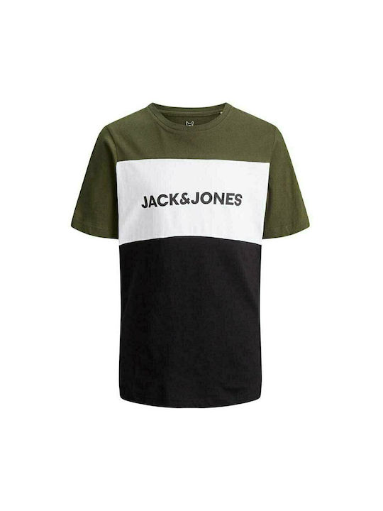 Jack & Jones Παιδικό T-shirt Χακί