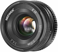 Neewer Crop Camera Lens 35mm F1.2 Wide Angle for Sony E Mount Black