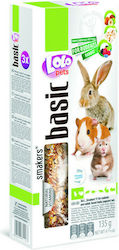 Lolo Pets Λιχουδιά για Τρωκτικό Smakers Basic 135gr 2τμχ