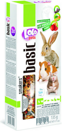 Lolo Pets Τροφή για Τρωκτικά Smakers 135gr