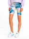 Crystal Galaxy Women's Bike Training Legging High Waisted