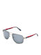 The Glass of Brixton Men's Sunglasses with Silver Metal Frame