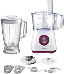 Heinner Multifunctional Food Processor 750W with Pot 1.2lt and Jug Blender White