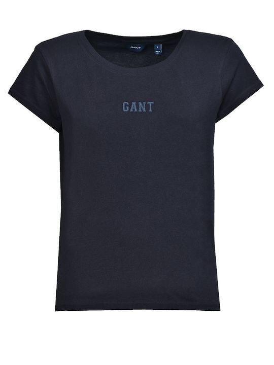 Gant Γυναικείο T-shirt Navy Μπλε 