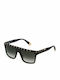 Furla Women's Sunglasses with Black Plastic Frame and Black Gradient Lens SFU535 0700