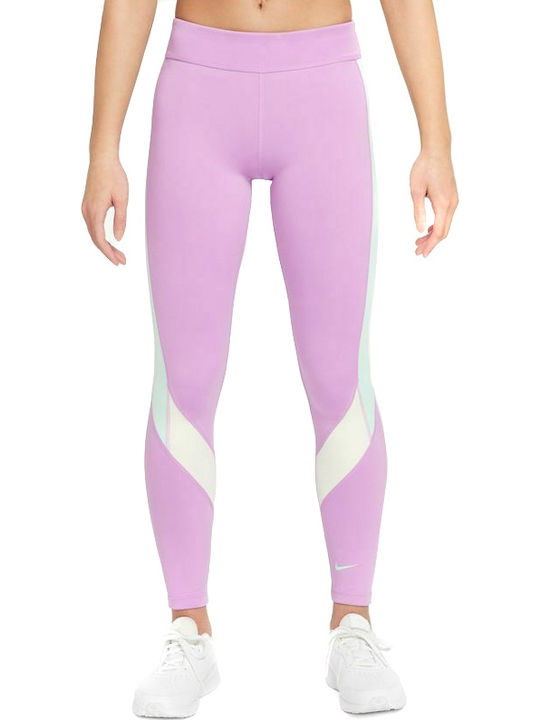 Nike Детски Клин Дълъг Dri-Fit Лилав One