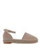 Women's Suede Espadrilles Apricot