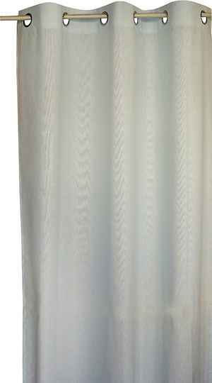 Decocraft Kinder Vorhang Loneta mit Haken Blau 04-403-00207 140x260cm